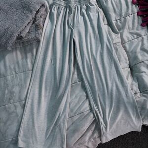 Light Gray Flare Lounge Pants